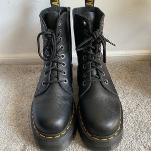 Dr. Martens Jadon Pisa Leather Platform Boots